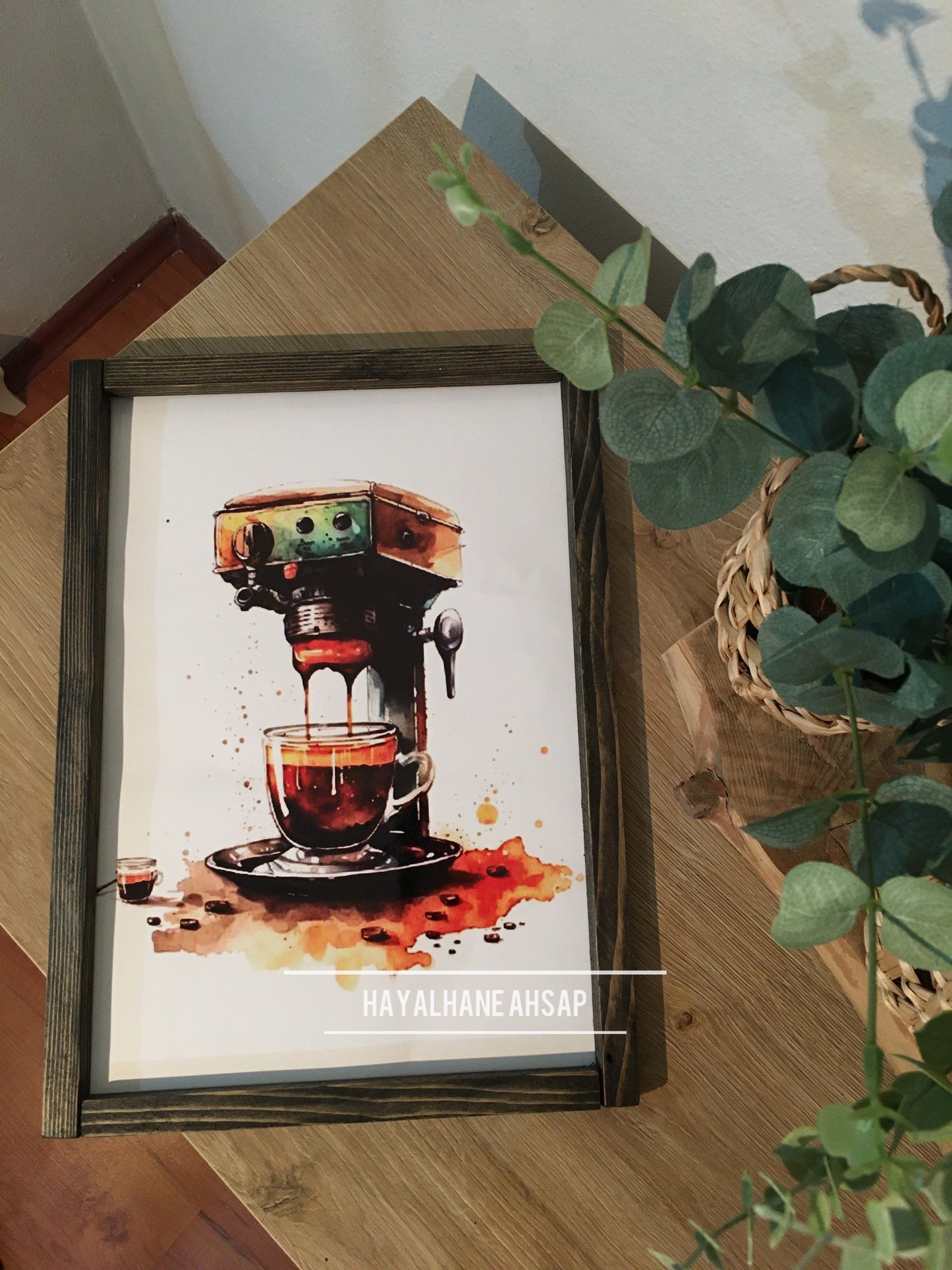 Kahve Köşesi Tablo / Kahve Temalı Tablo / Coffee Tablo