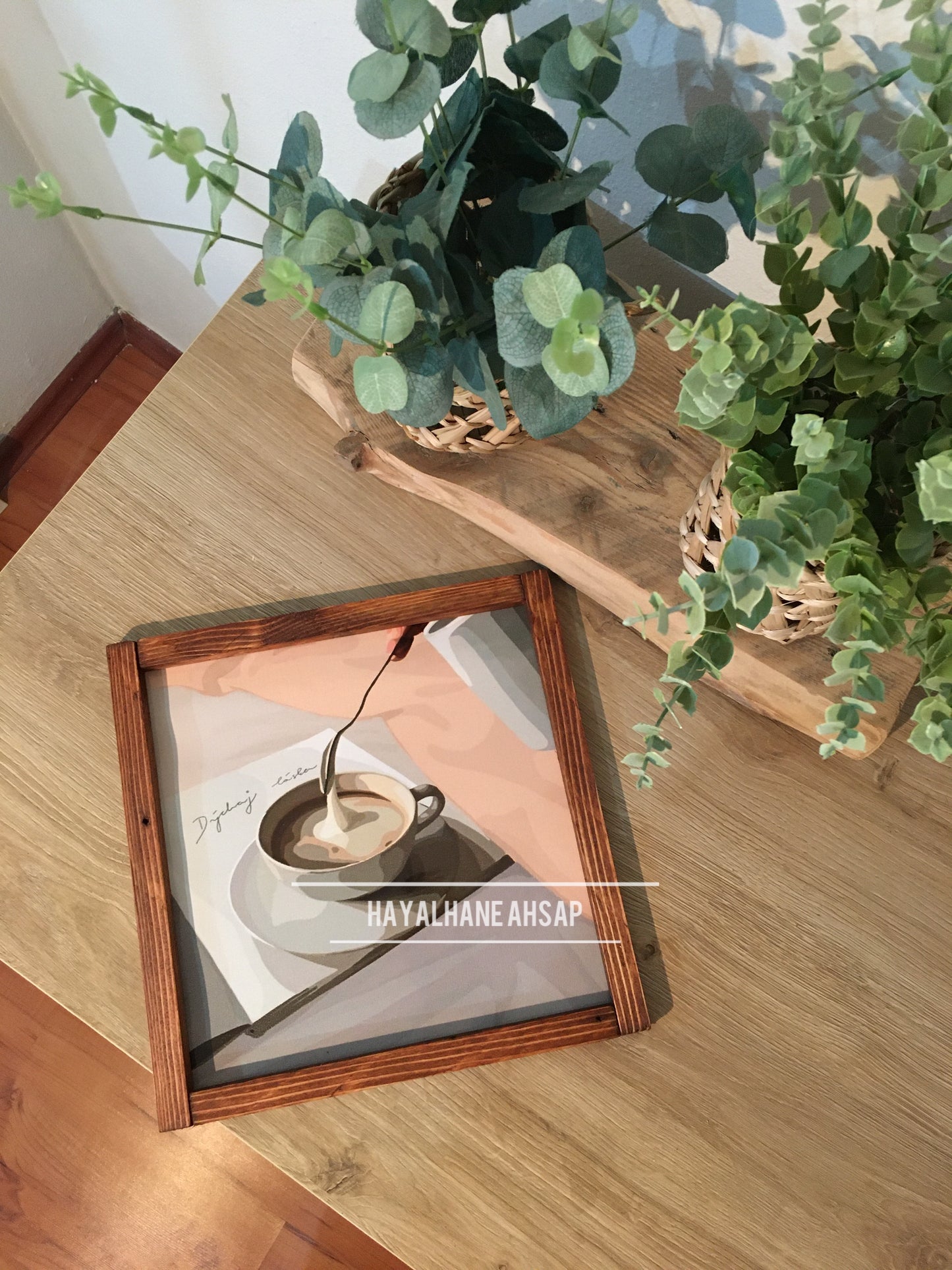 Kahve Temalı Tablo / Kahve Köşesi Tablo