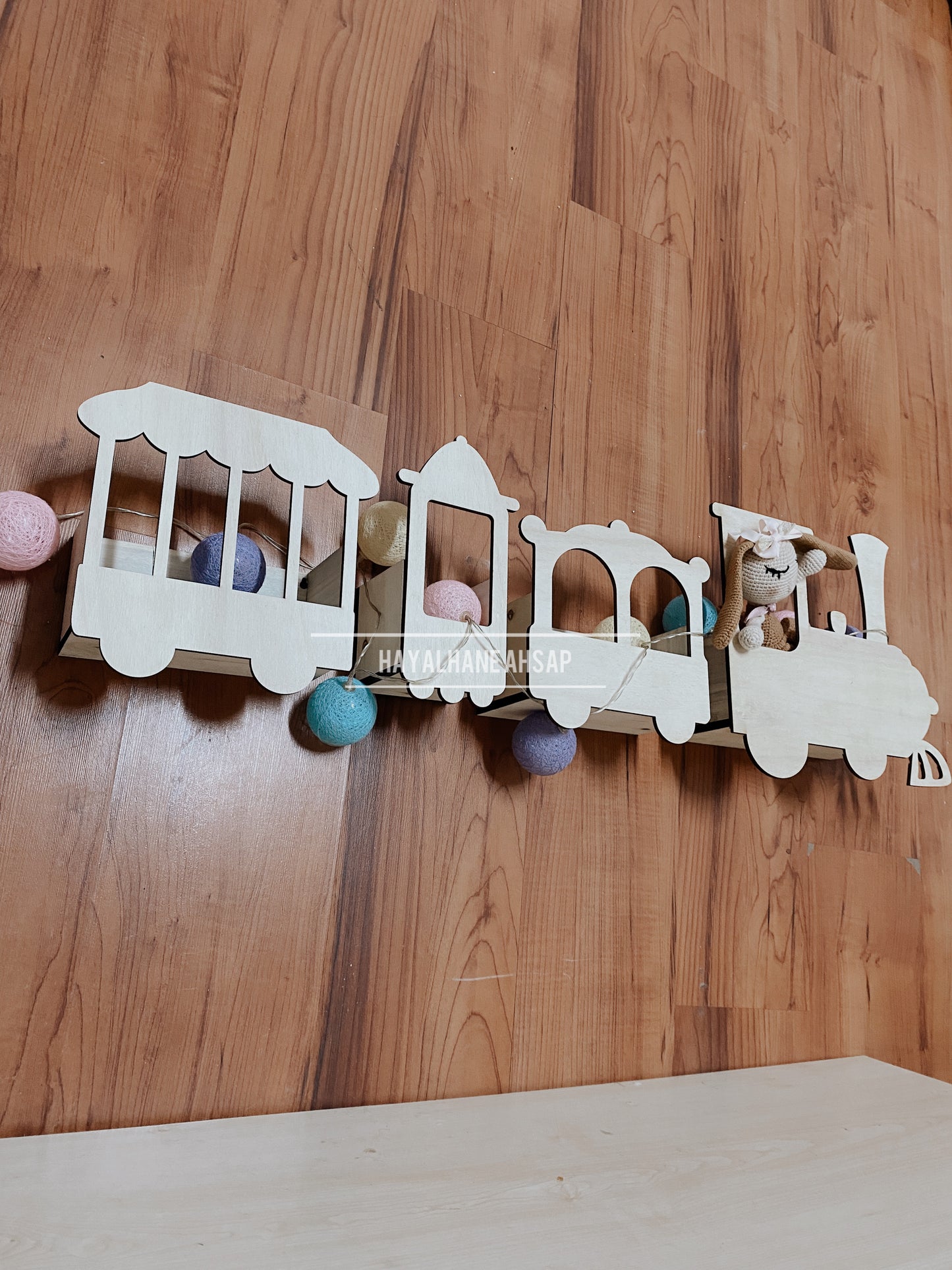 Tren Kitaplık / Ahşap Tren Kitaplık Raf