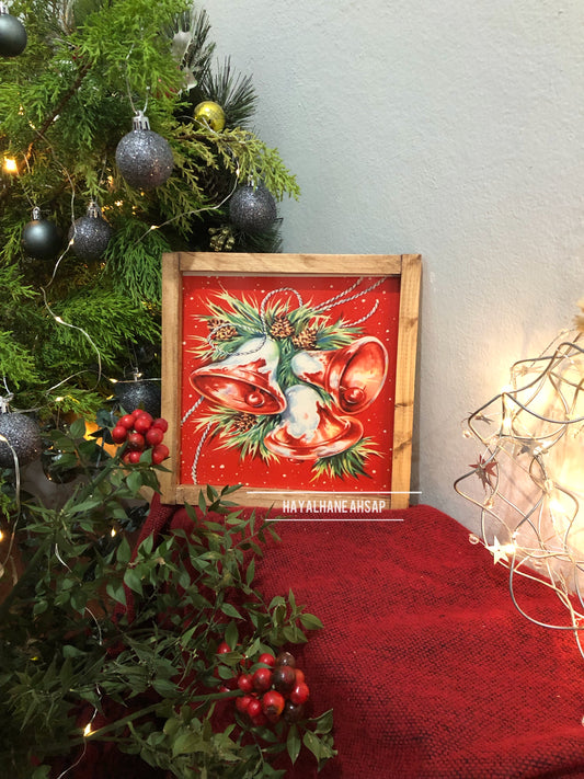 Kırmızı Çan Yılbaşı Tablo