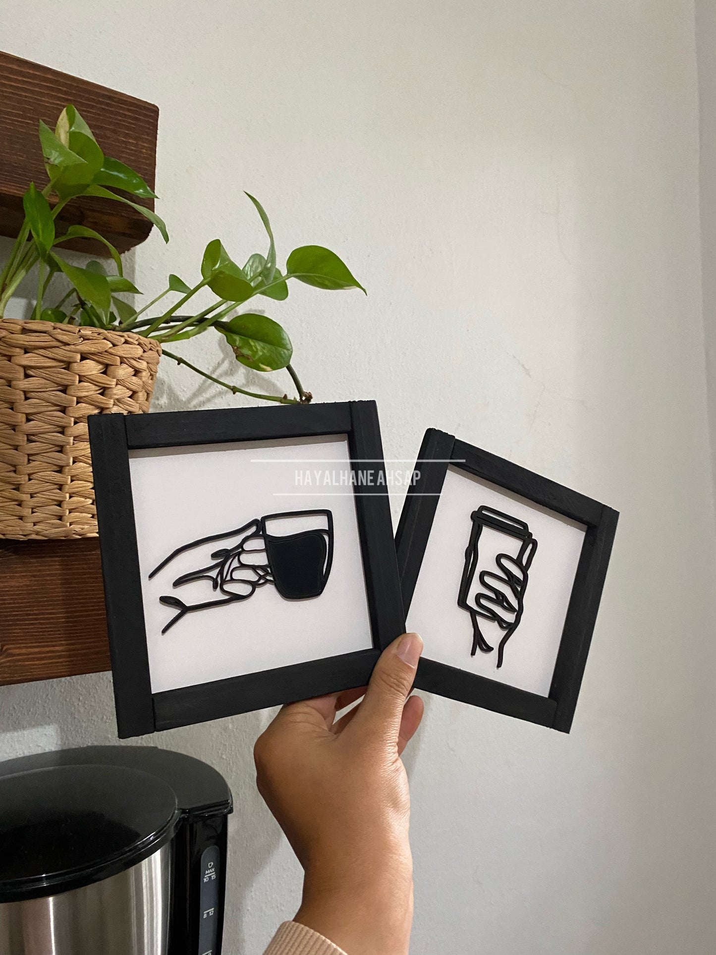 Kahve Köşesi Tablo Mini Set