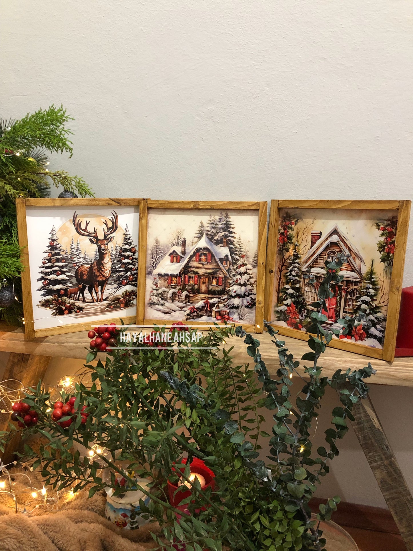 Kış Temalı Tablo Seti