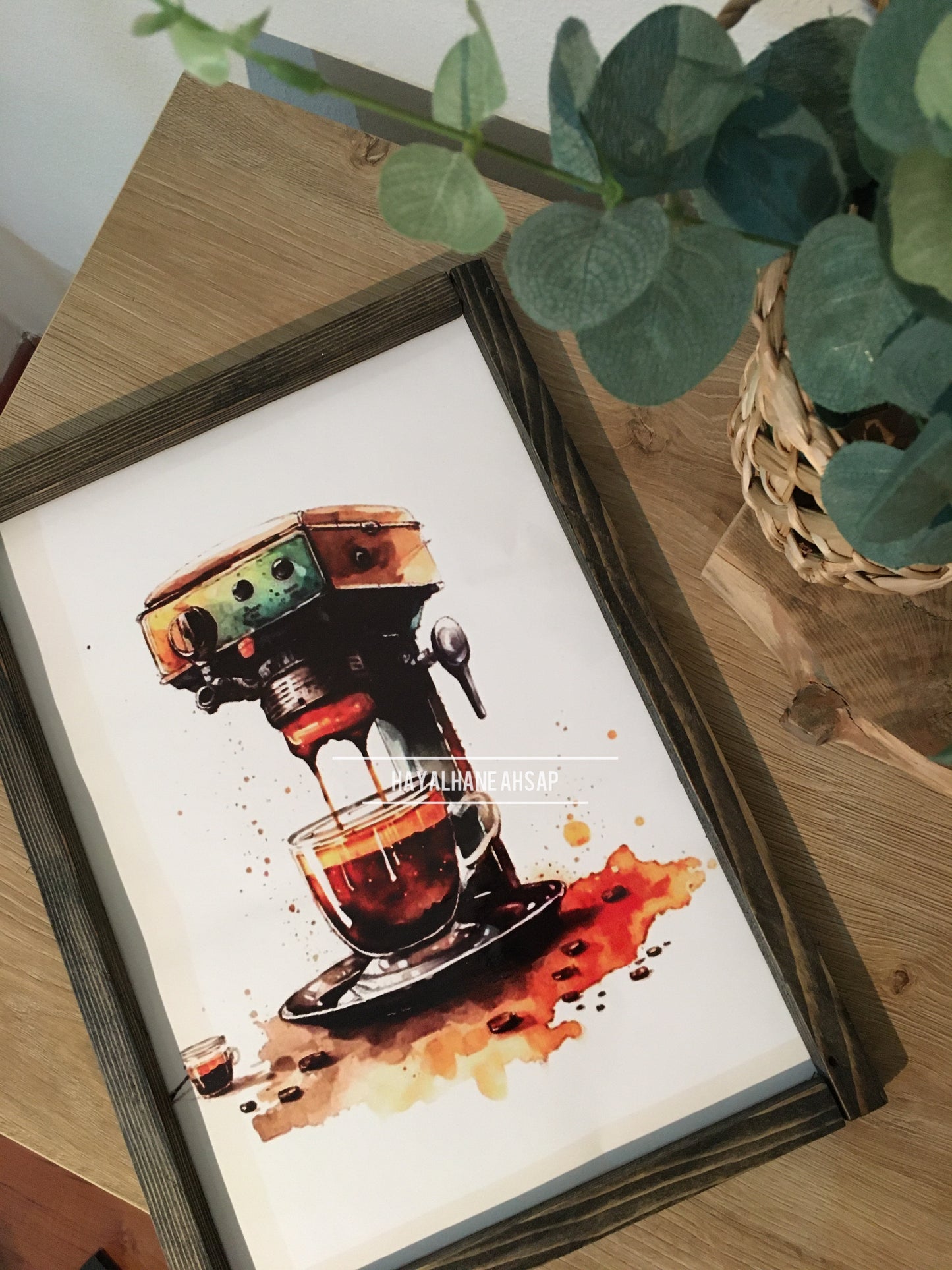 Kahve Köşesi Tablo / Kahve Temalı Tablo / Coffee Tablo