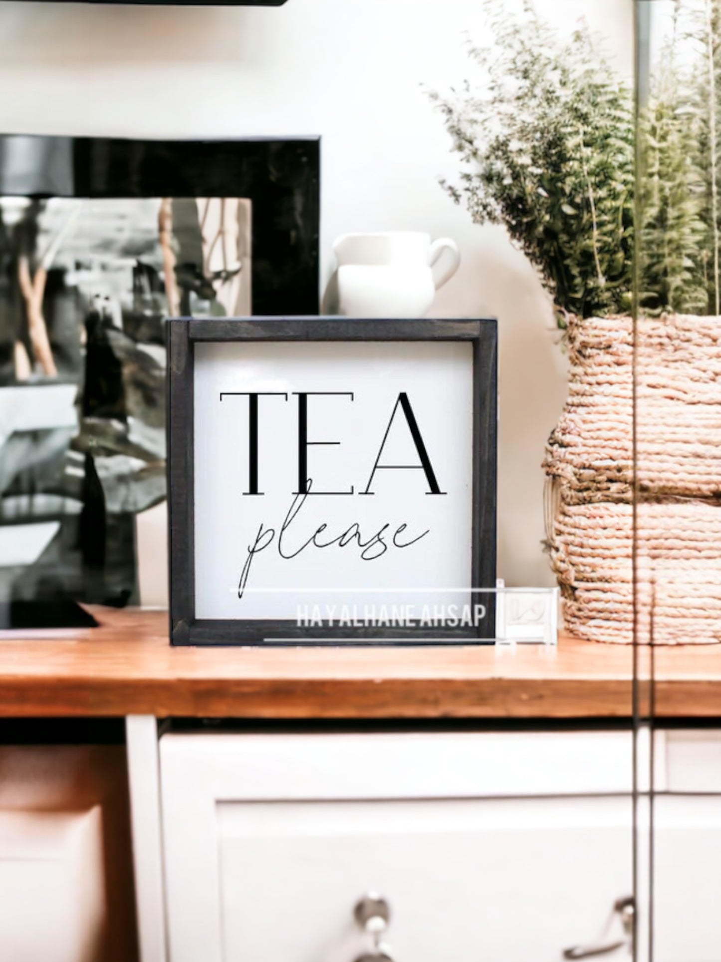 Tea Please Tablo / Kahve Köşesi Tablo / Tea Tablo / Mutfak Tablo