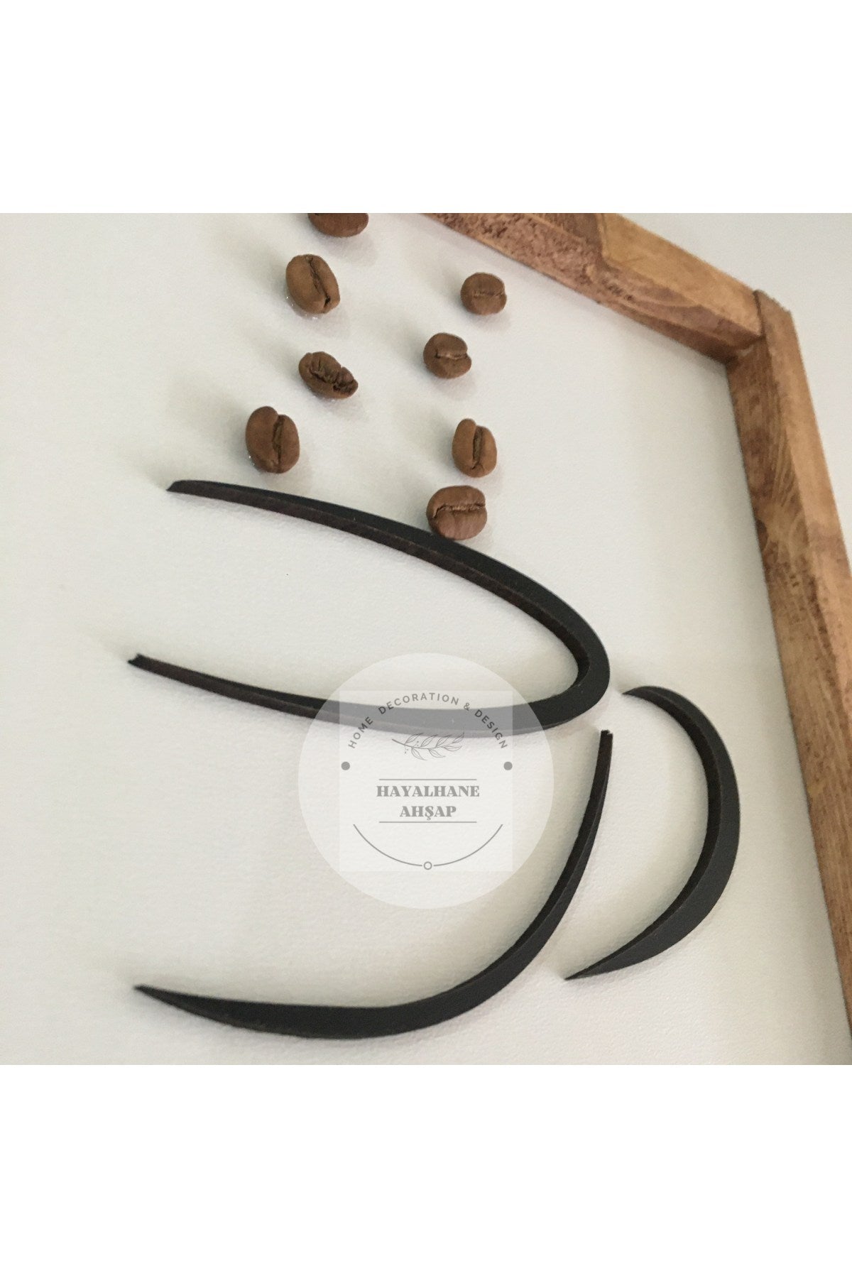 Çay ve Kahve Temalı Kahve Köşesi 3D Ahşap Tablolar