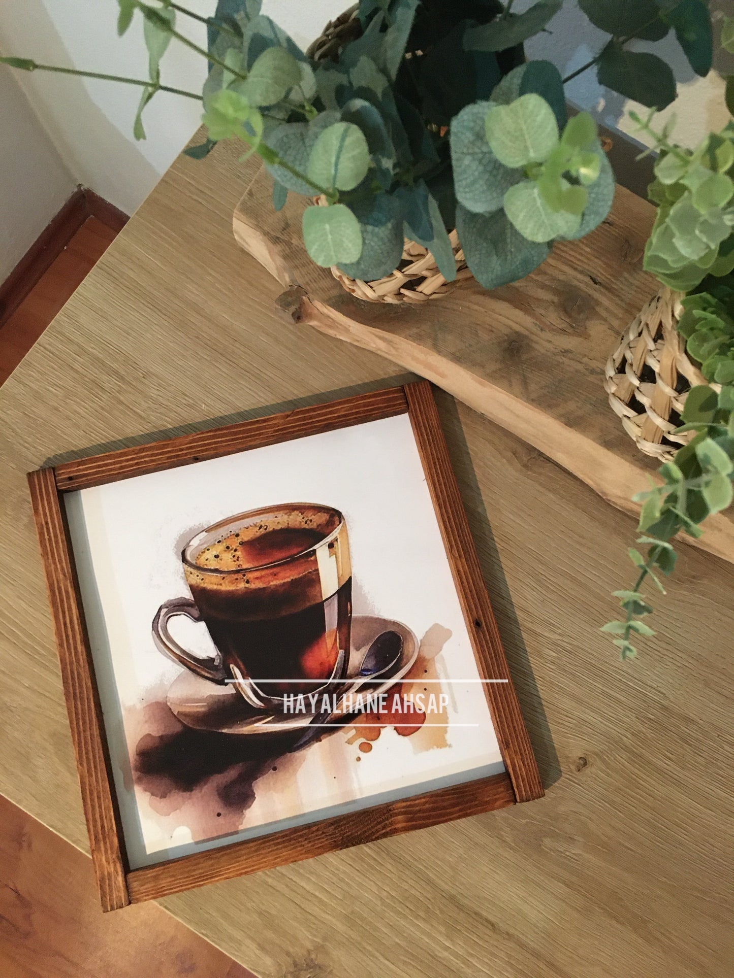Kahve Temalı Tablo / Kahve Köşesi Tablo
