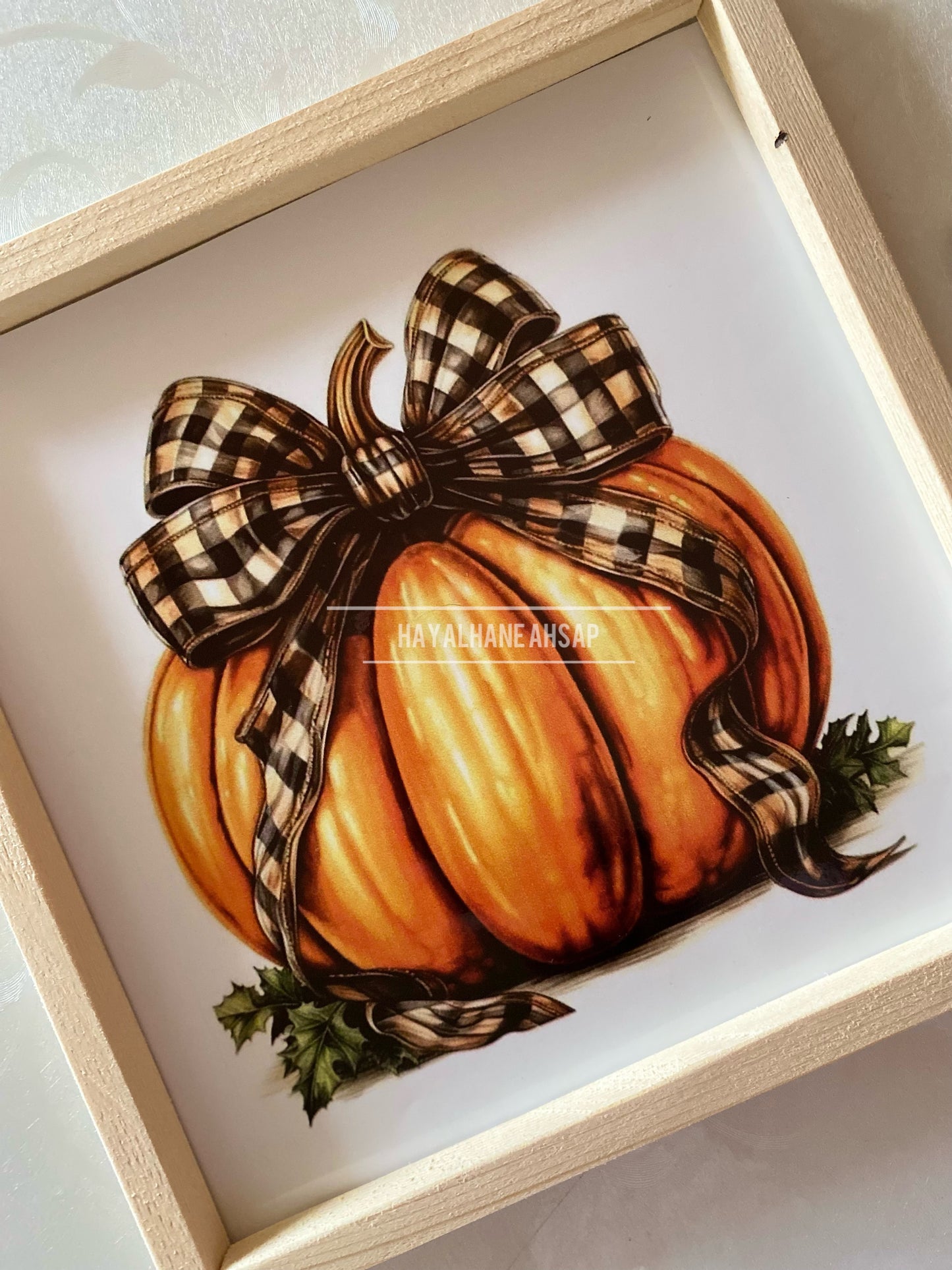 Sonbahar Kabak Tablo Seti