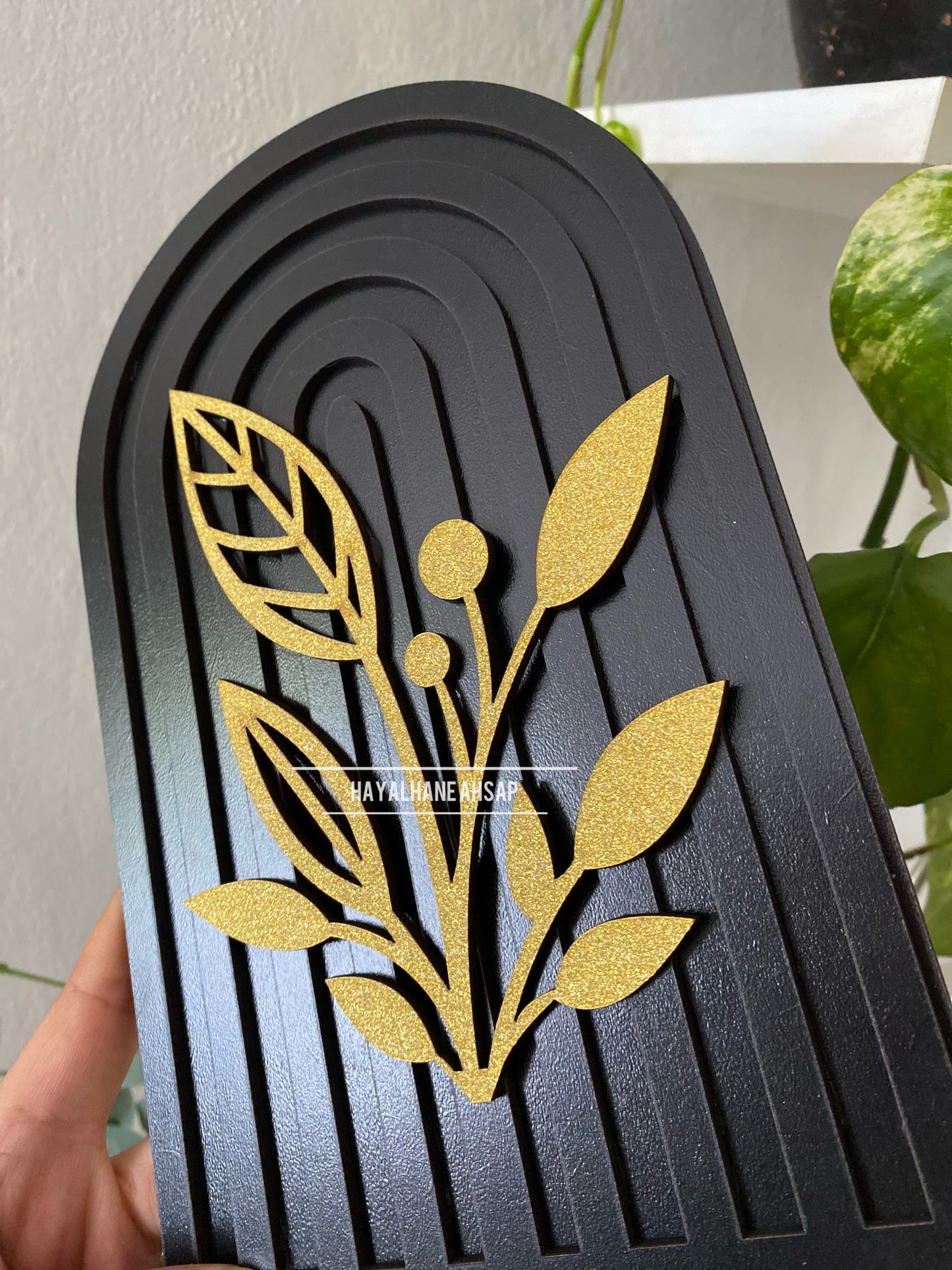 Flower Dekor / Gökkuşağı Ahşap Obje