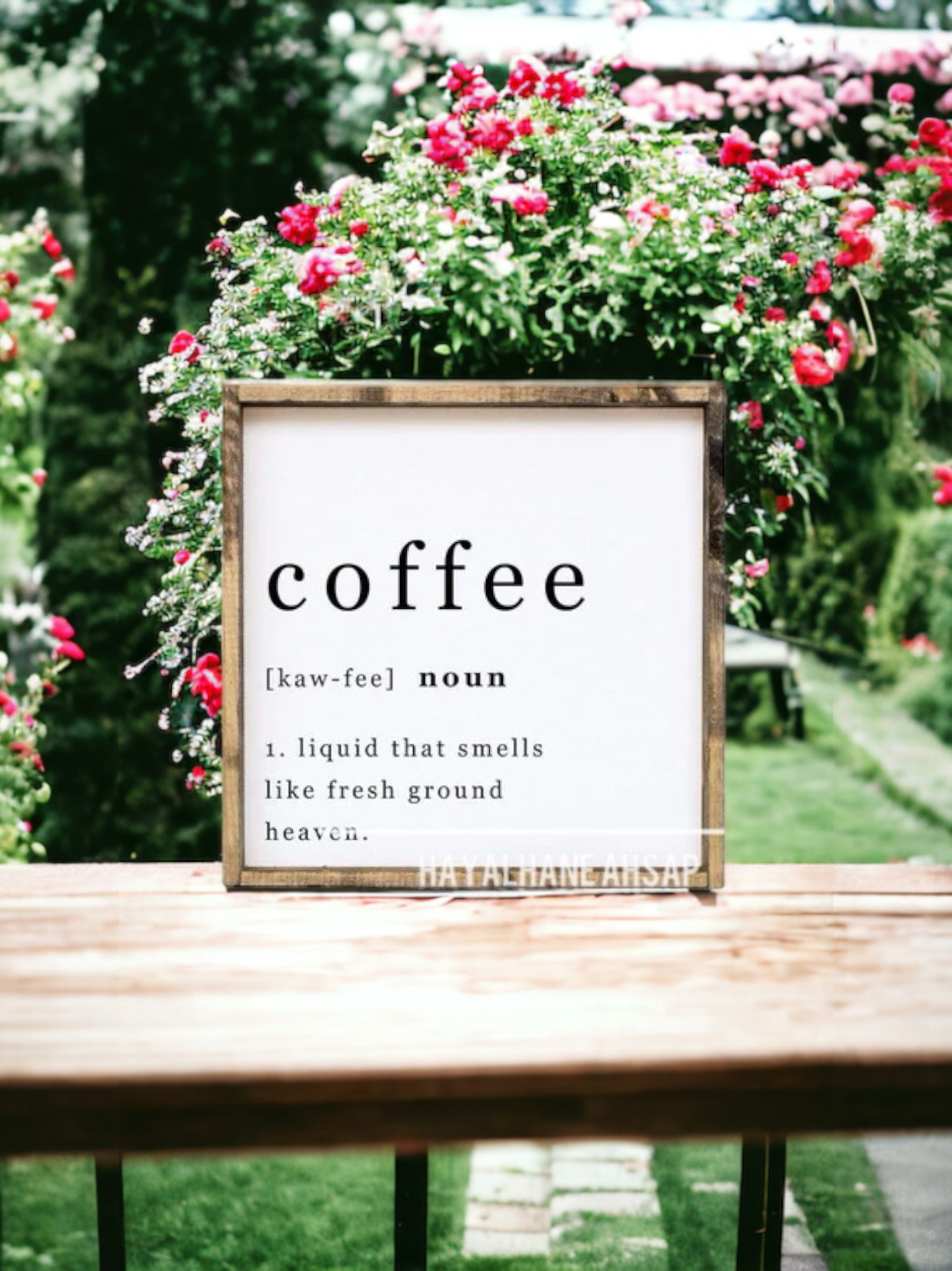 Kahve Tablo / Kahve Köşesi Tablo / Coffee Tablo / Mutfak Tablo