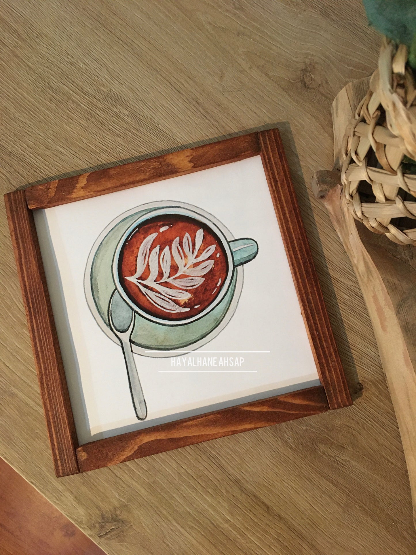 Kahve Temalı Tablo / Kahve Köşesi Tablo