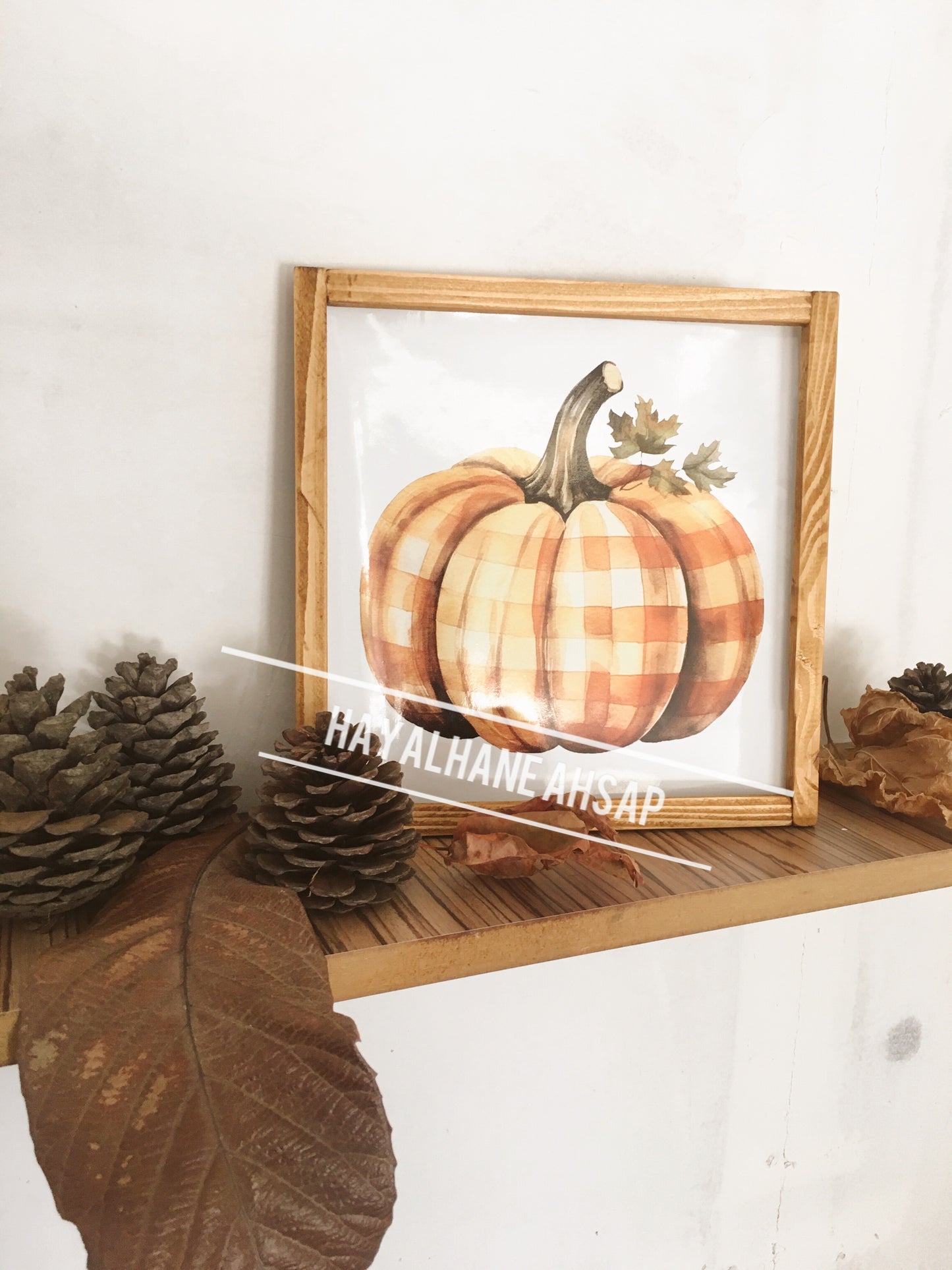 Ahşap Dekoratif Sonbahar Tablo / Adet