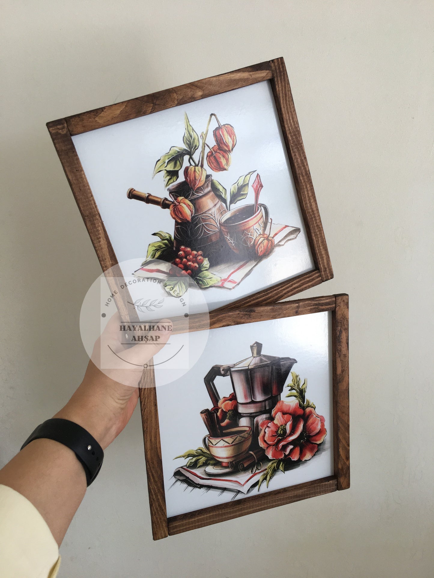 Картина на кофейную тематику / Двойная