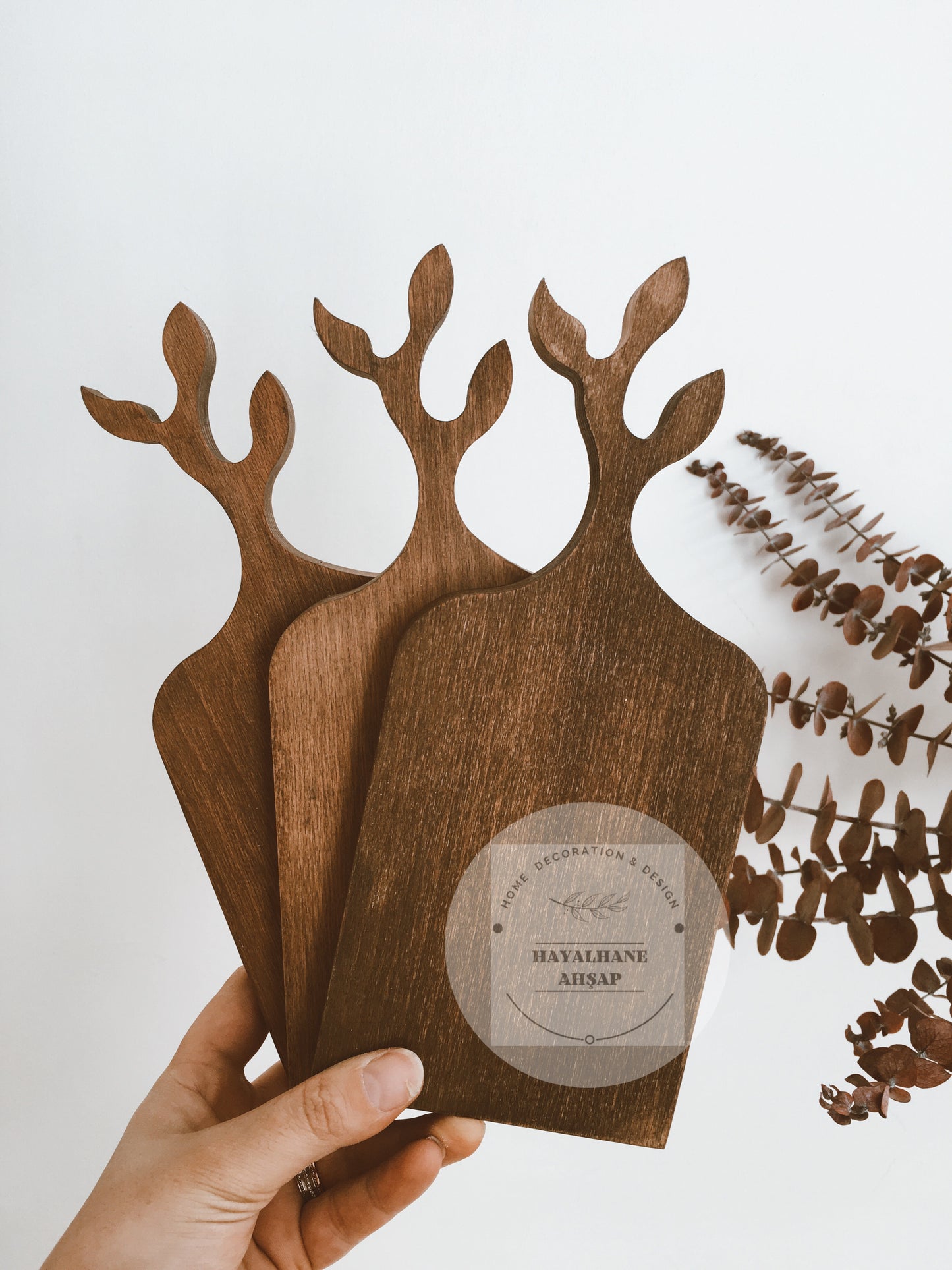 Оливковая ветвь Деревянный держатель для презентаций