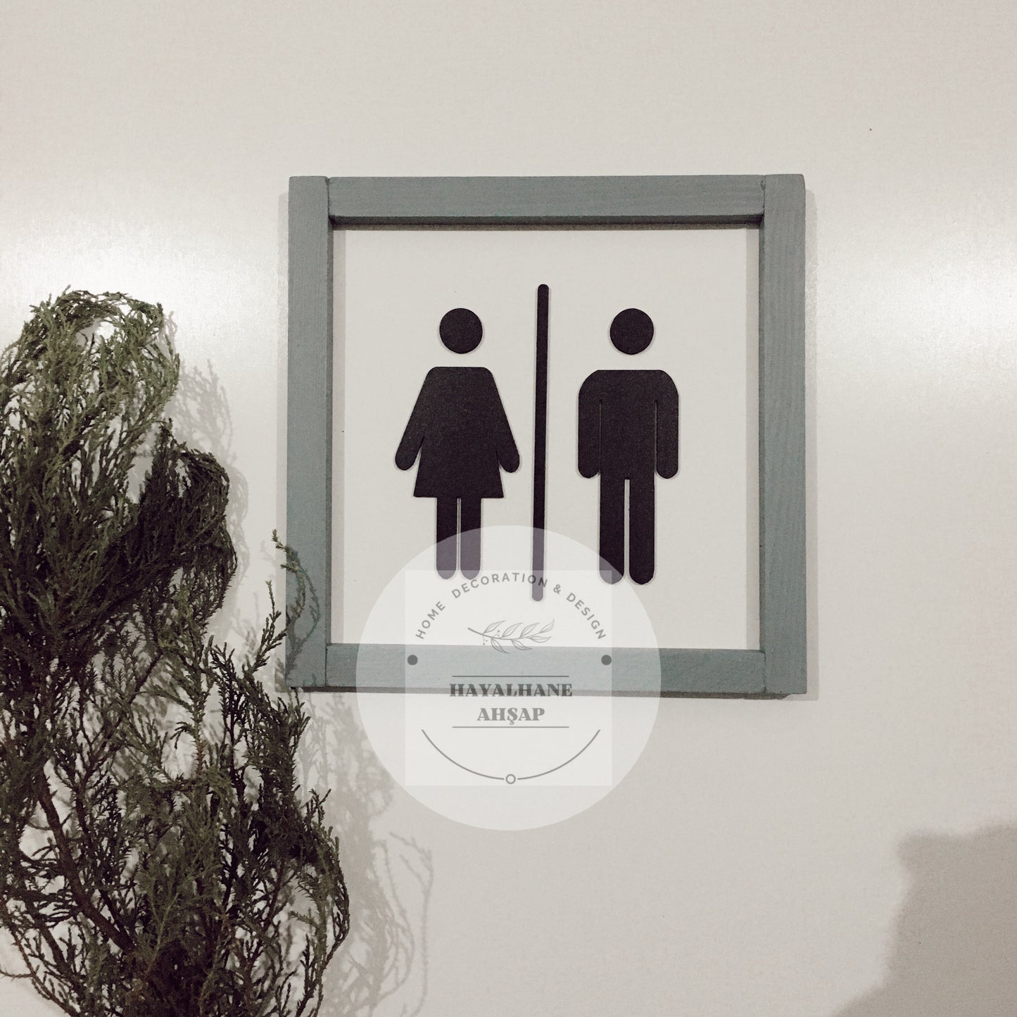 Banyo Dekor / Kadın & Erkek Tablo / Adet