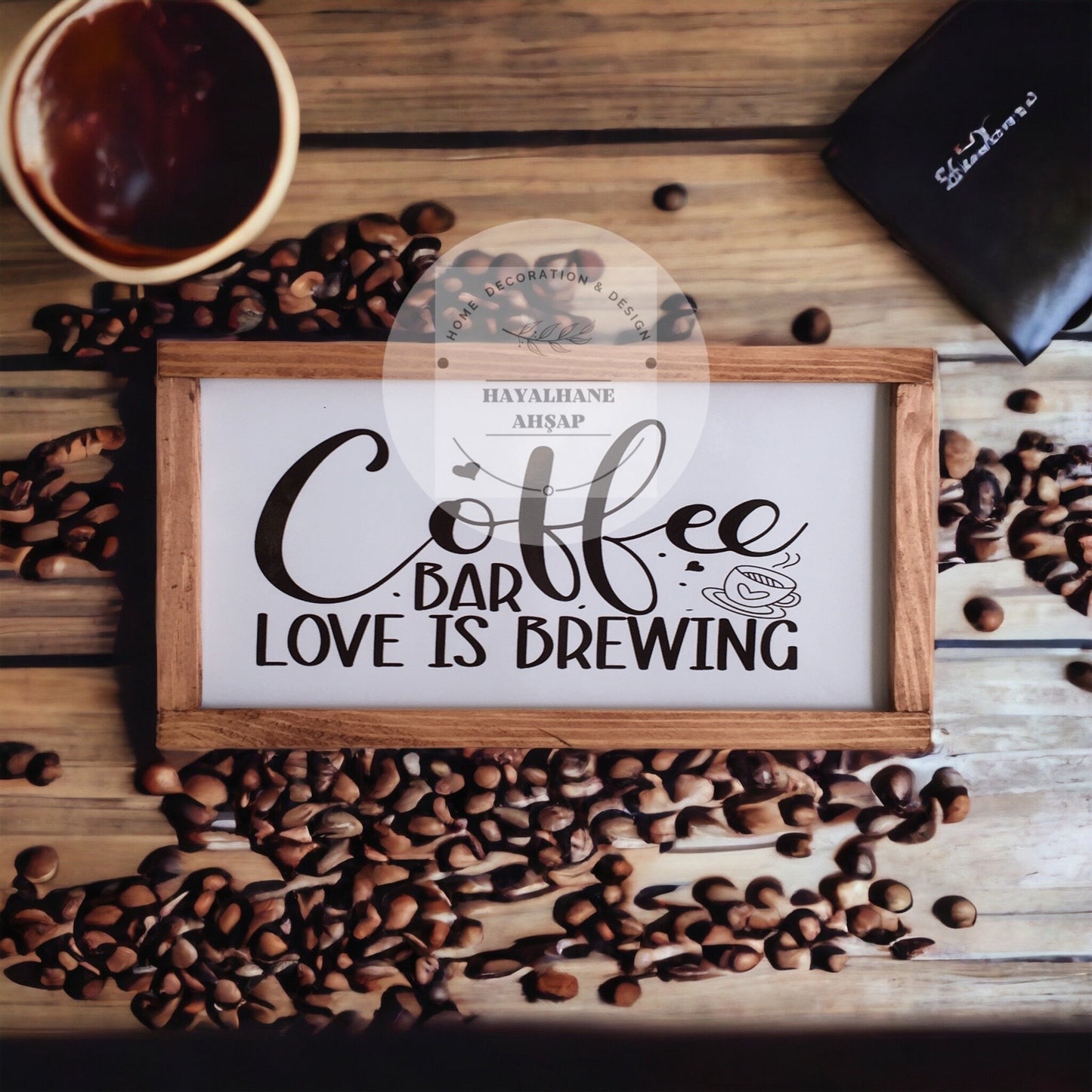 Кофейный угловой столик