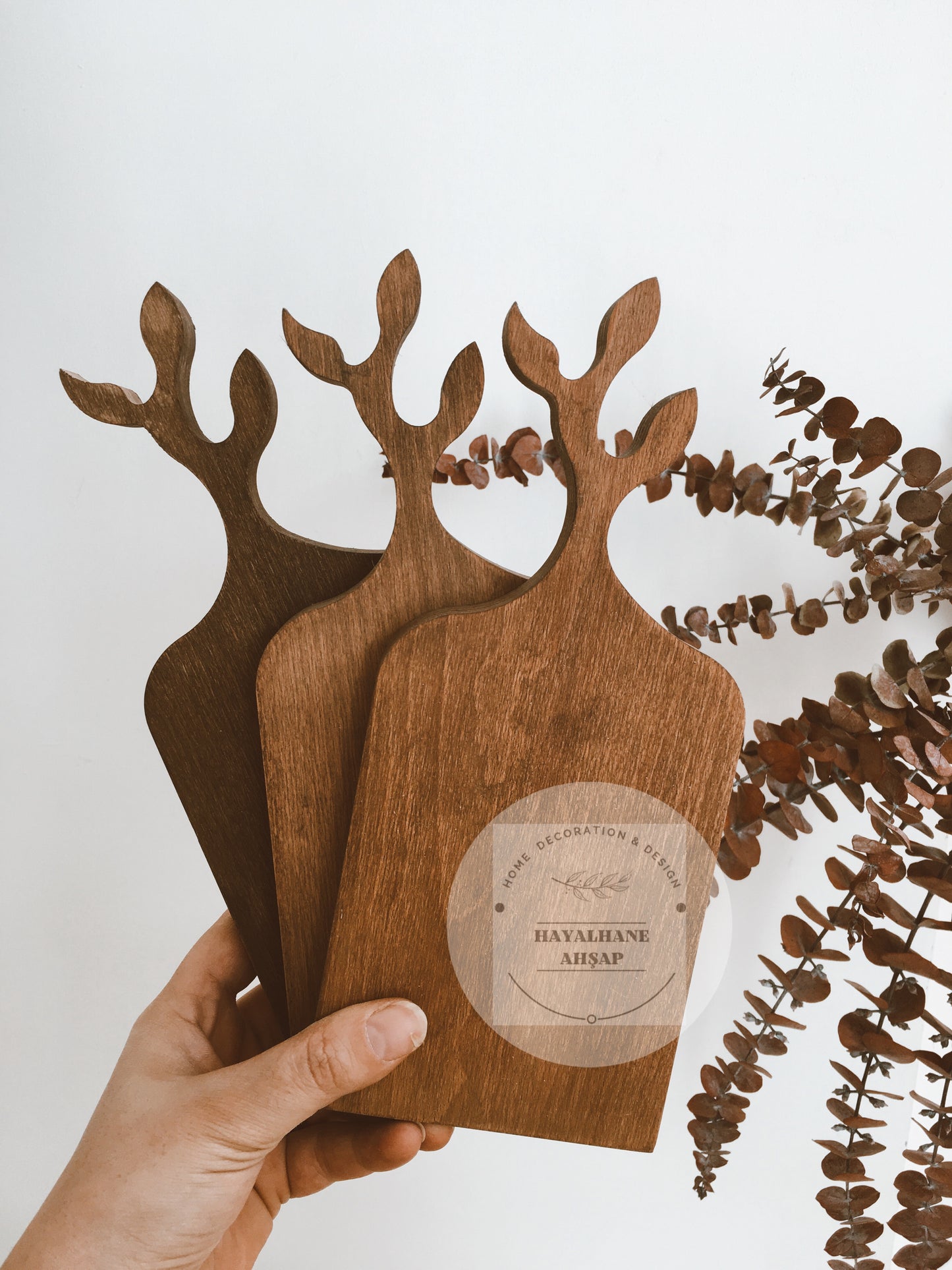 Оливковая ветвь Деревянный держатель для презентаций