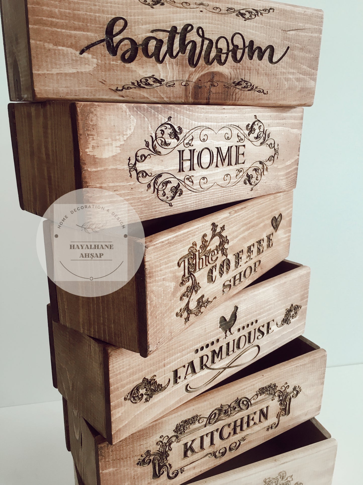 Ahşap Kutu / Coffee Shop Ahşap Kutu