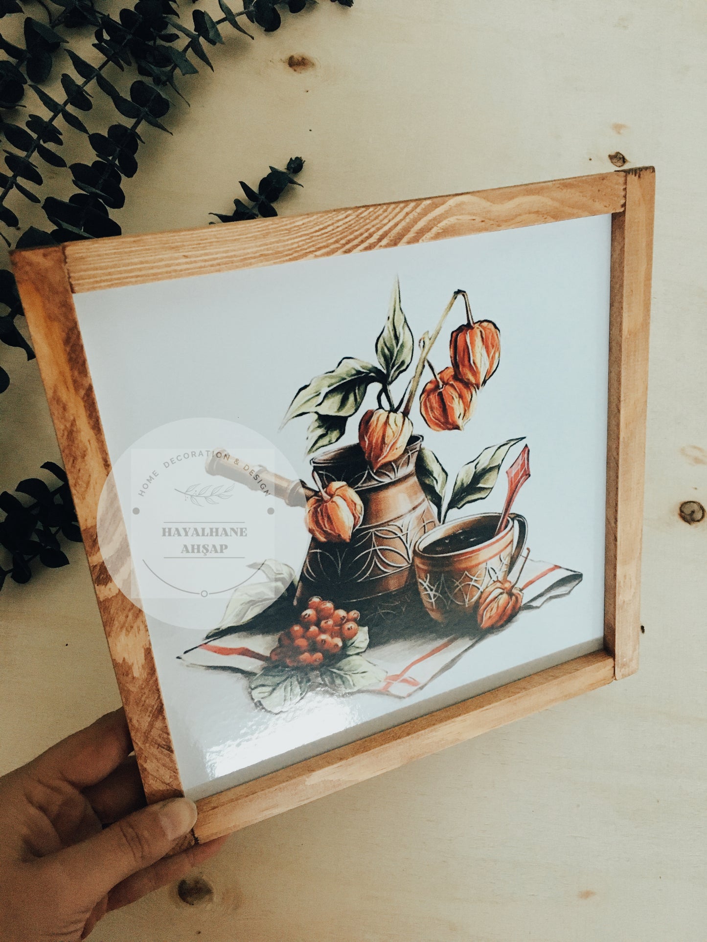 Картина на кофейную тематику / Двойная