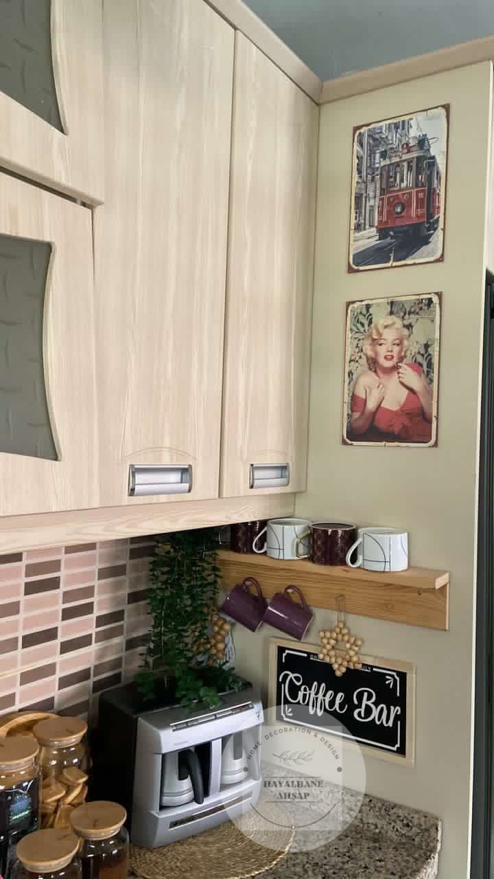Coffee Bar Tablo / Kahve Köşesi Tablo