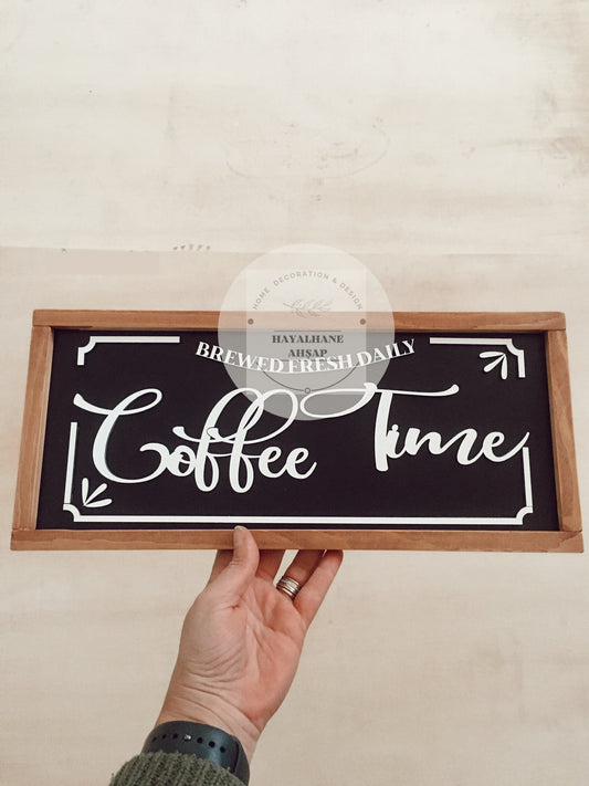 Coffee Time Tablo / Kahve Köşesi Tablo