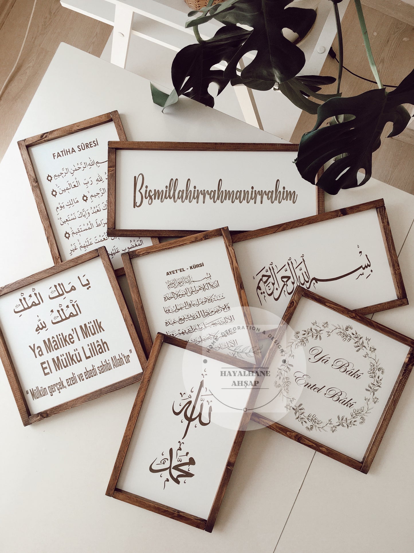 Besmele Tablo / Ahşap İslami Tablo