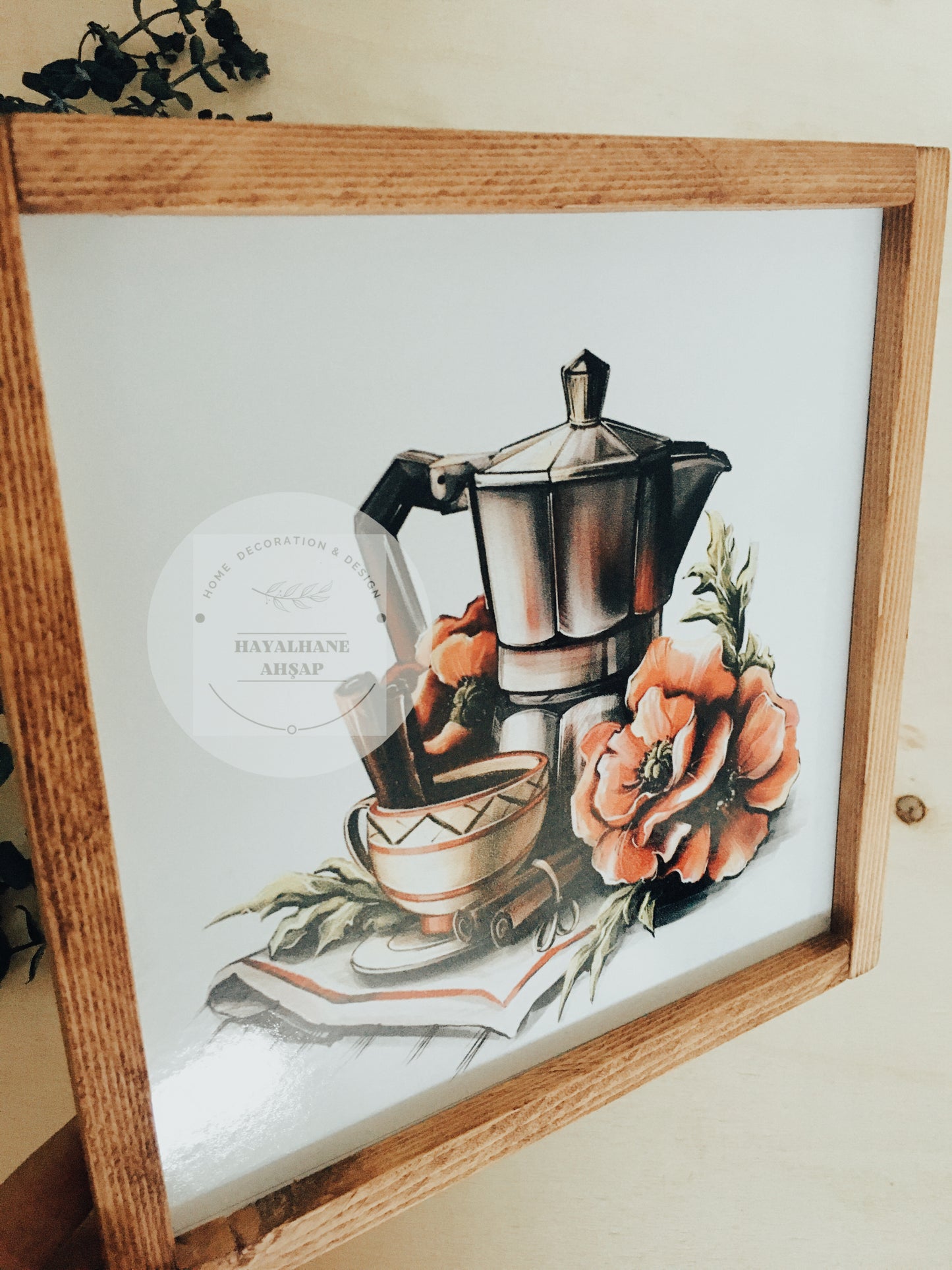 Картина на кофейную тематику / Двойная