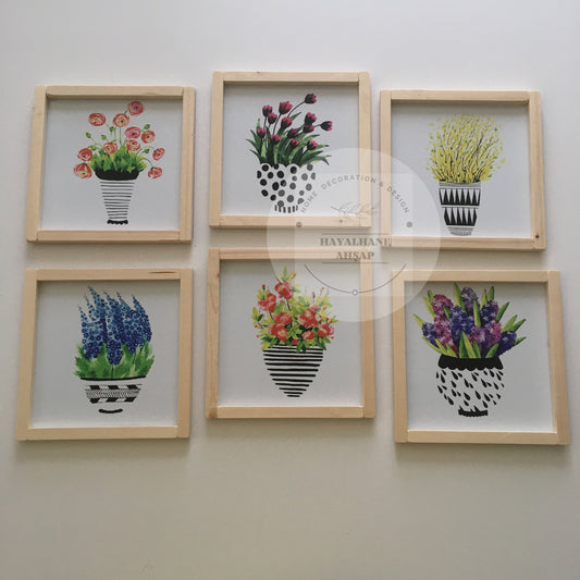 Bahar Çiçek Tablo Seti