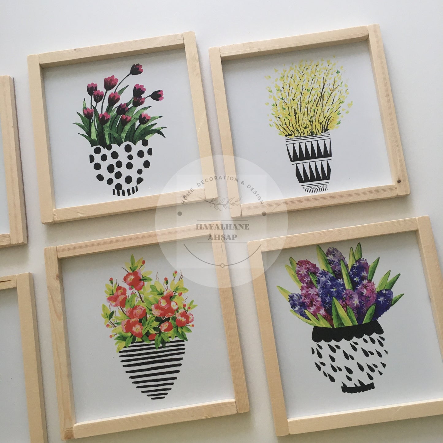 Bahar Çiçek Tablo Seti