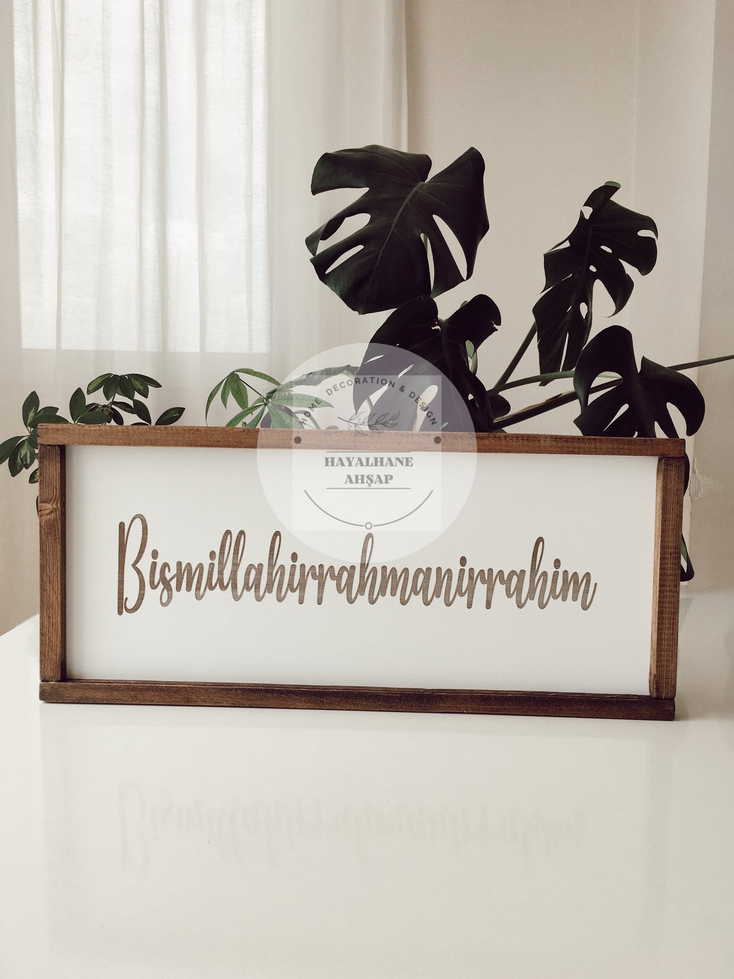 Besmele Tablo / Ahşap İslami Tablo