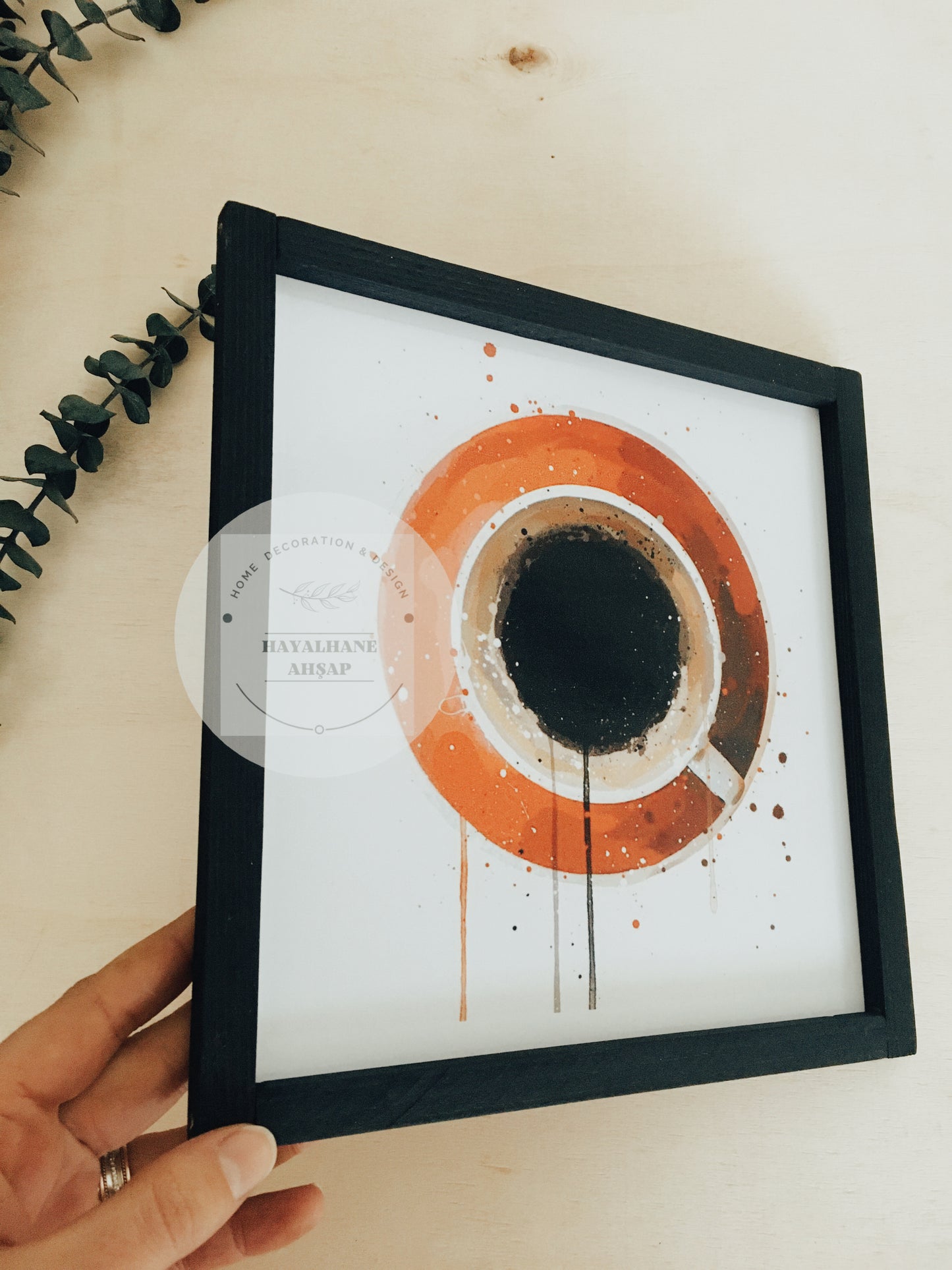 Картина на кофейную тематику / Двойная