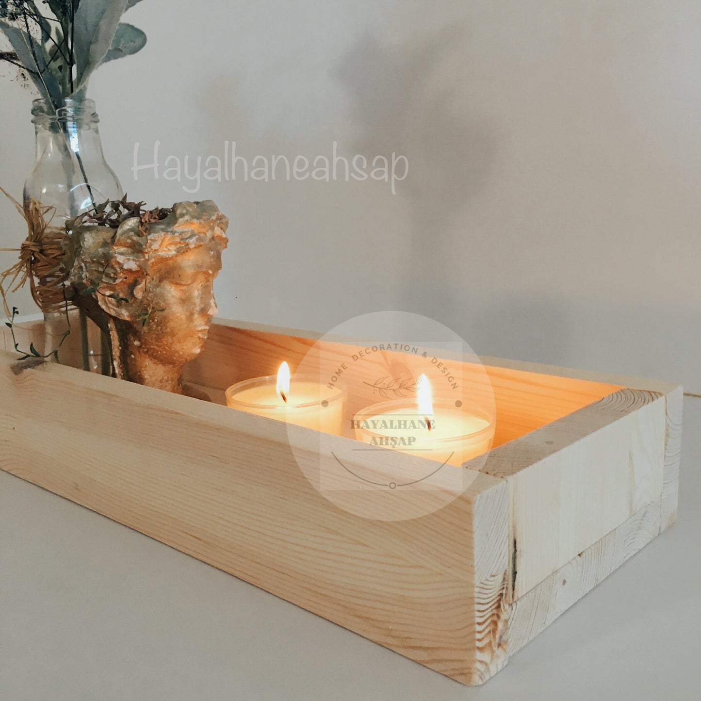 Ahşap Kutu / Masif Ağaç Çok Amaçlı Kutu