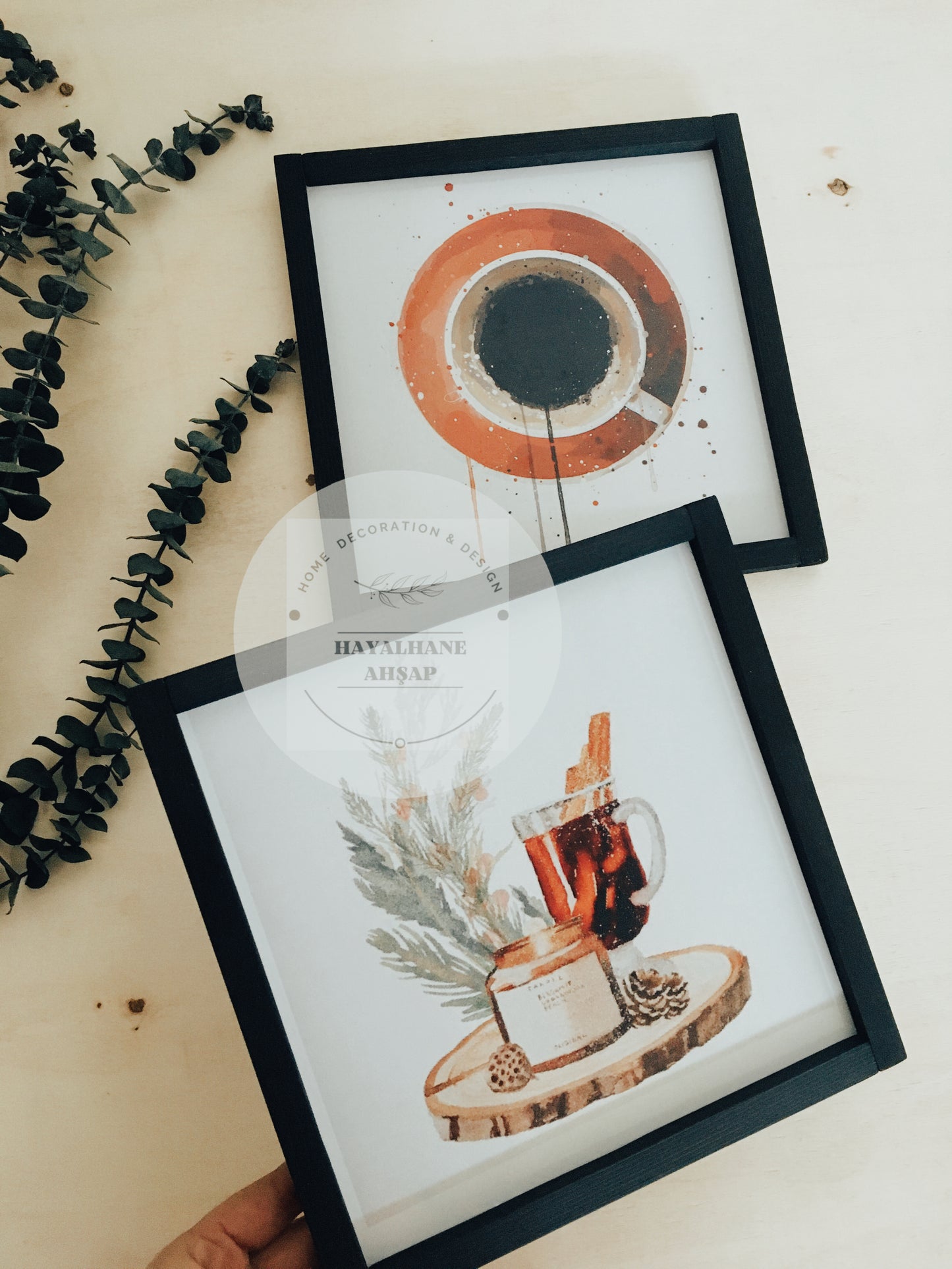 Картина на кофейную тематику / Двойная