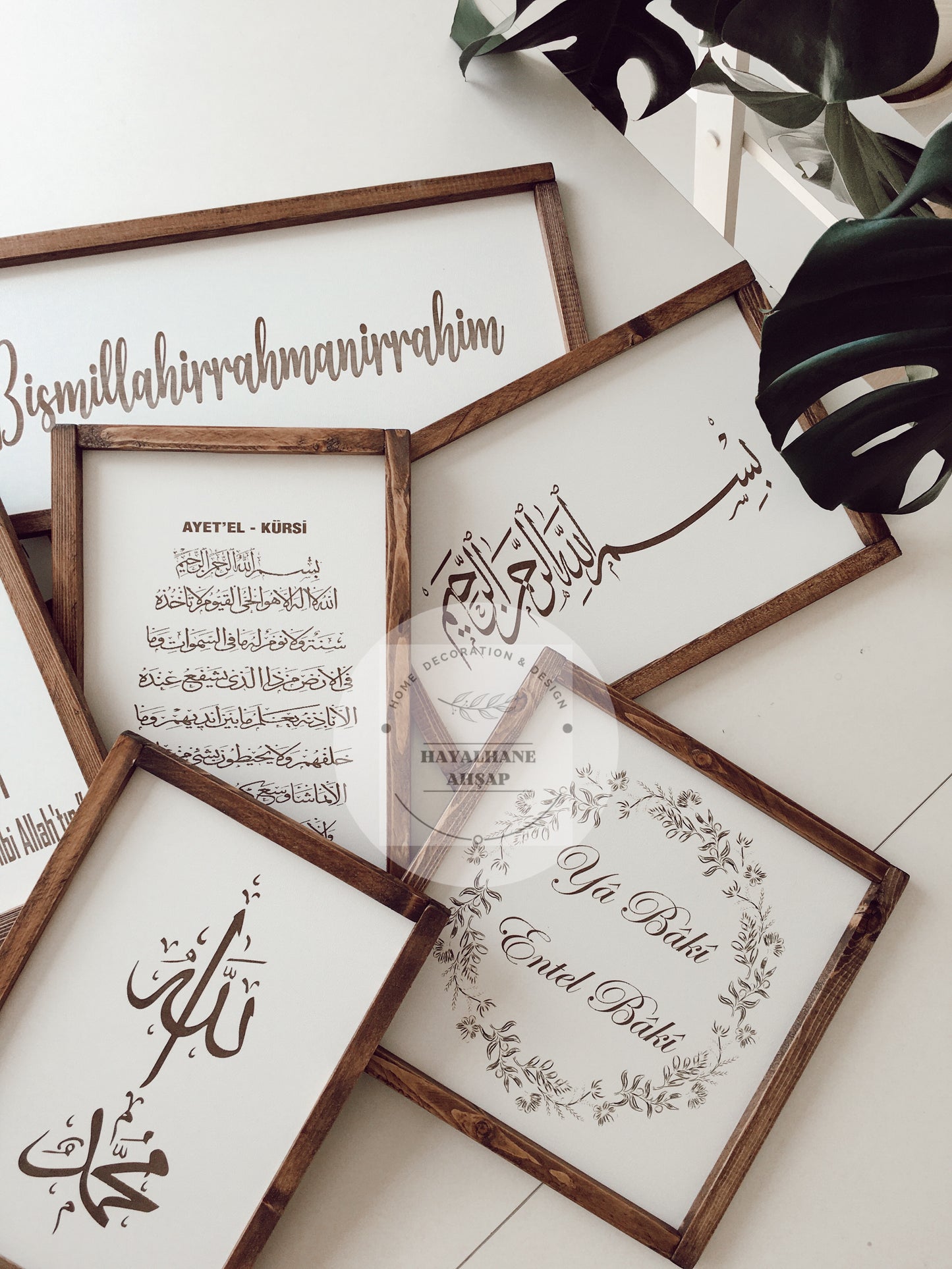 Besmele Tablo / Ahşap İslami Tablo