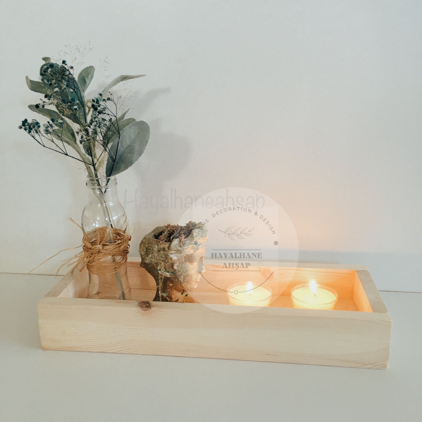 Ahşap Kutu / Masif Ağaç Çok Amaçlı Kutu