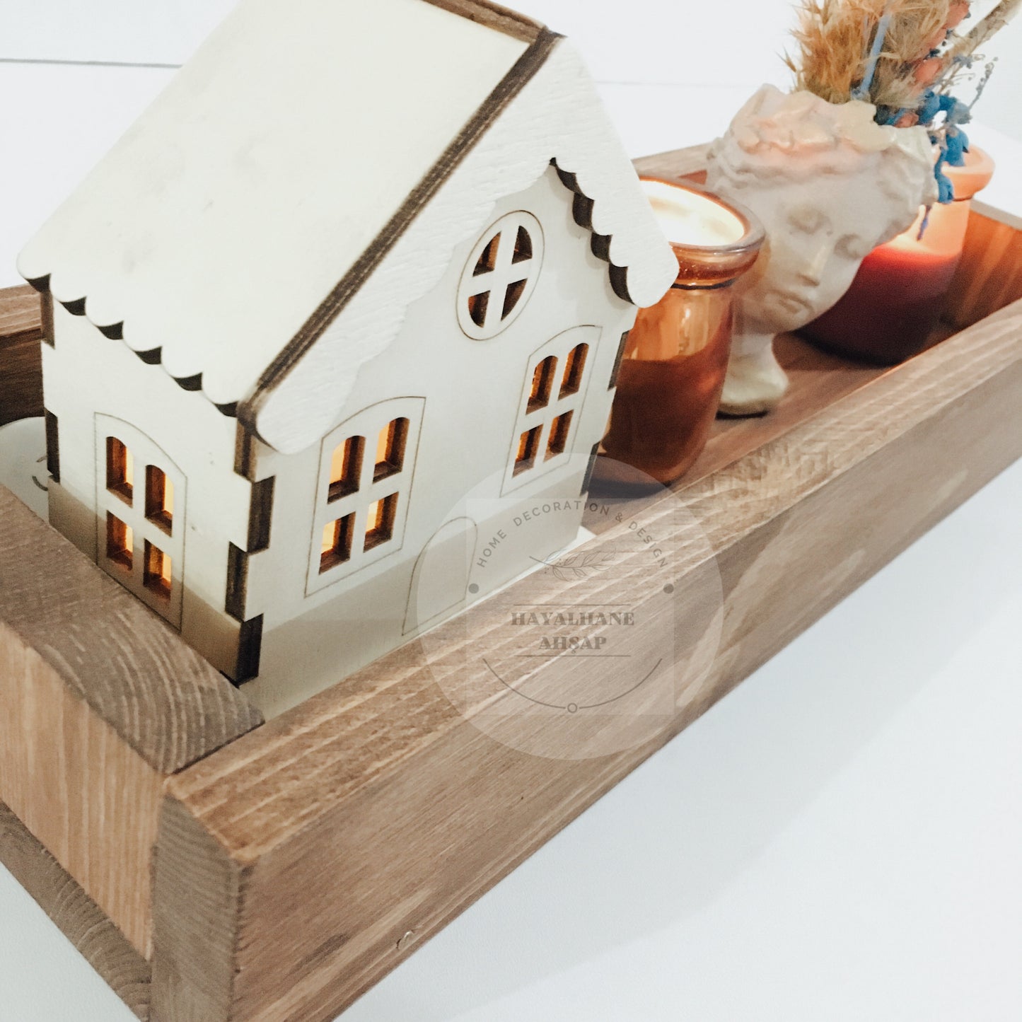 Ahşap Kutu / Masif Ağaç Çok Amaçlı Kutu