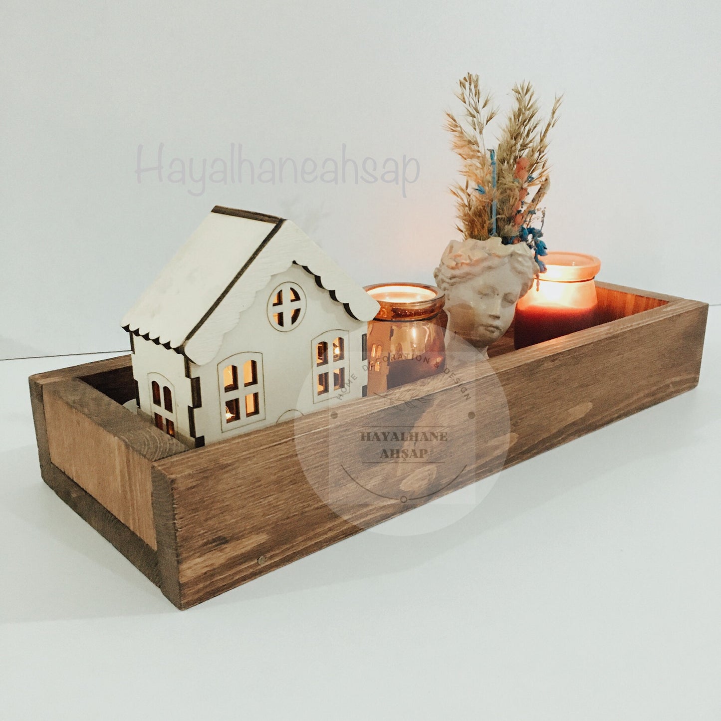 Ahşap Kutu / Masif Ağaç Çok Amaçlı Kutu