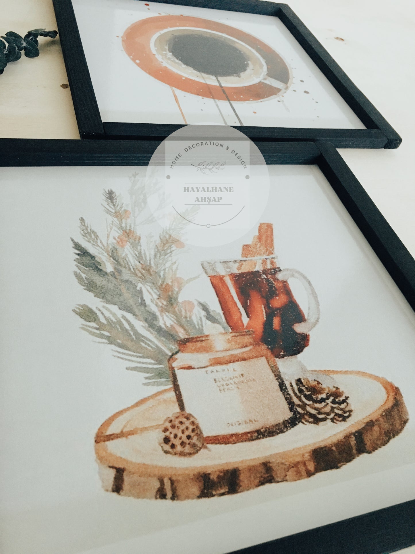 Картина на кофейную тематику / Двойная