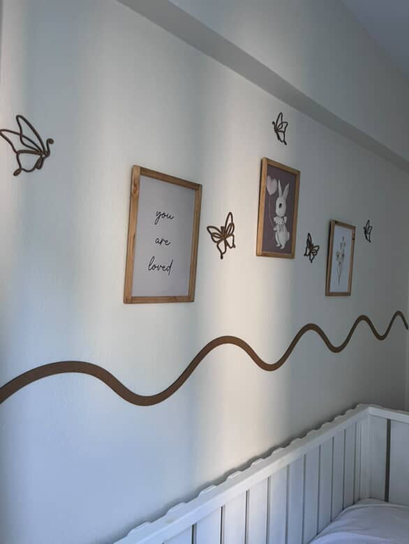 Geniş Kavisli / Kemerli / Dalgalı Dekoratif Duvar Çıtası / Boyanabilir Çıta / 3mm MDF desenli Çıta / (Metre Fiyatı)