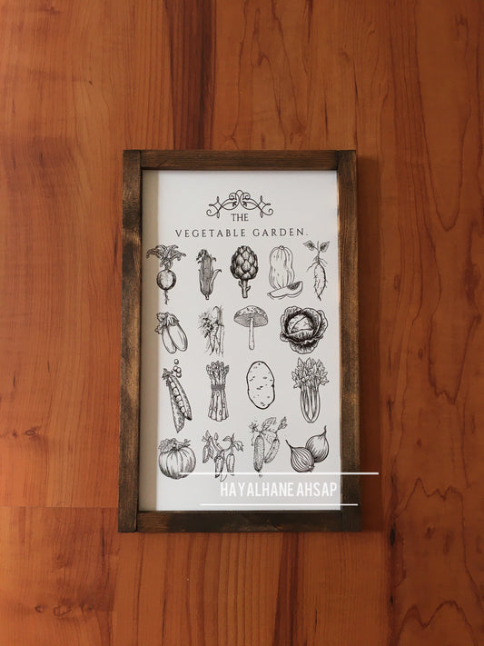 Vintage Botanik Mutfak Tablosu
