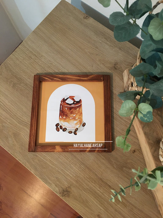 Kahve Temalı Tablo / Kahve Köşesi Tablo