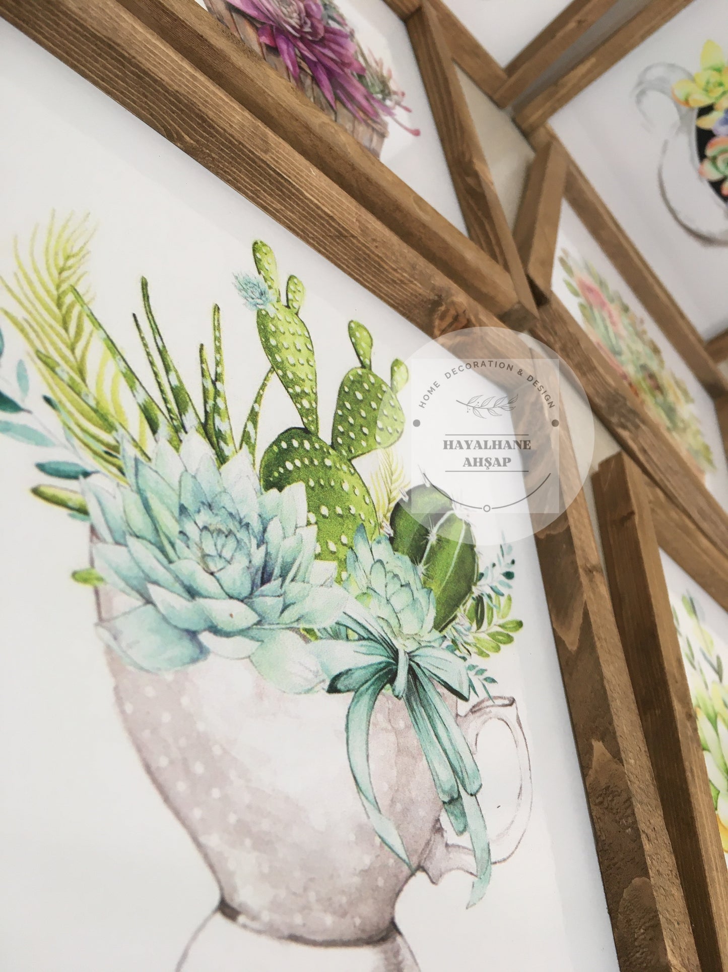 Cactus and Succulent Table Set
