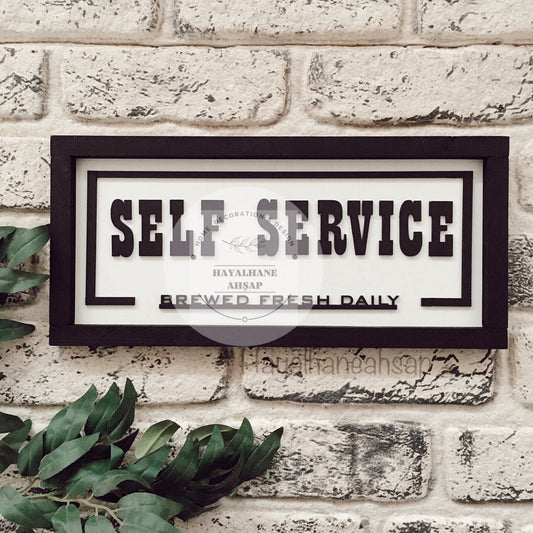Self Service Table / Self Service Signage